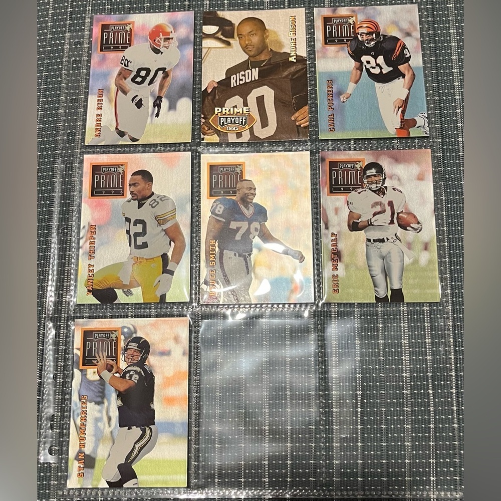 🏈 1996 & 1995 Playoff Corp - Playoff Prime NFL Football Cards, Lot 7